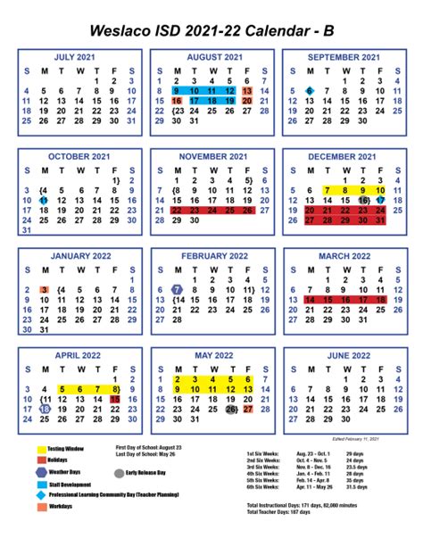 Wisd Calendar 2022 23